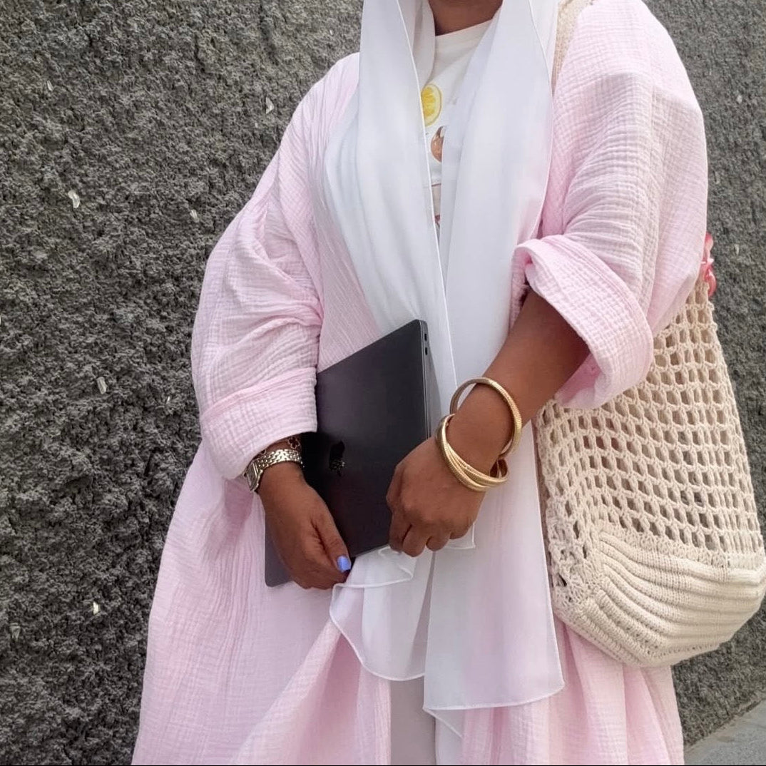 Barely Pink Abaya